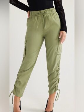Sofia by Sofia Vergara Olive Cargo Jogger Pants